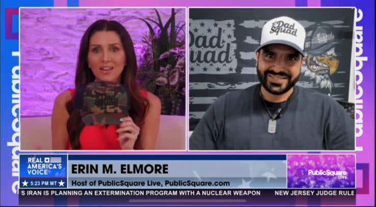 Dad Squad Gear featured on Public Square Live