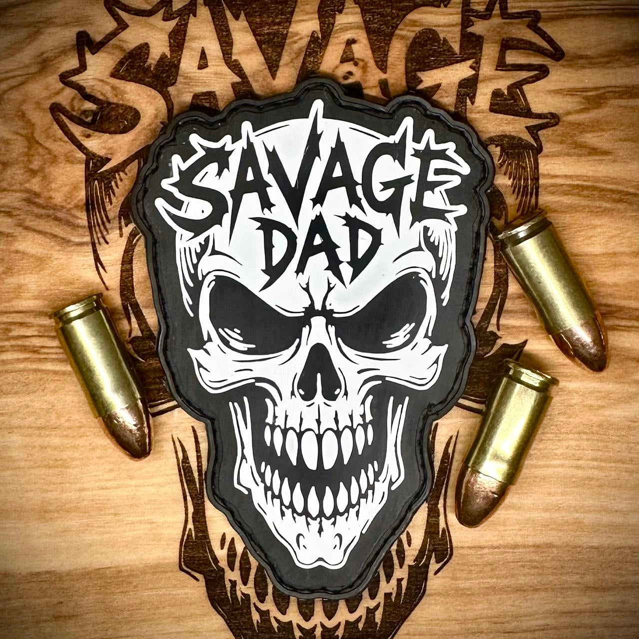 Savage Dad PVC Patch