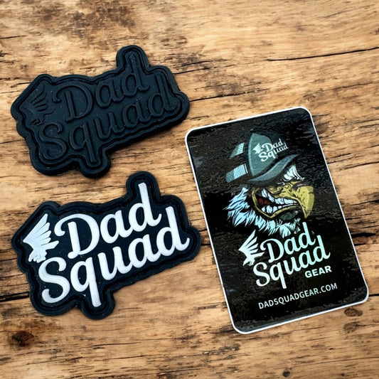Dad Squad PVC Patch Set
