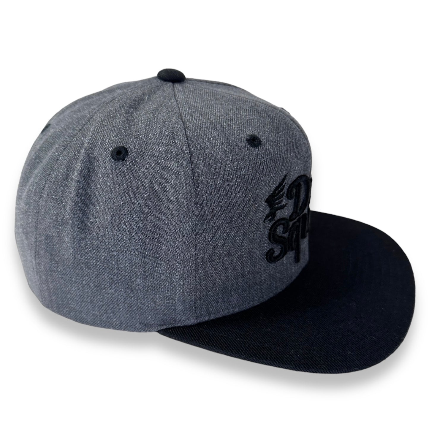 Dad Squad Flat Bill Cap - Charcoal/Black