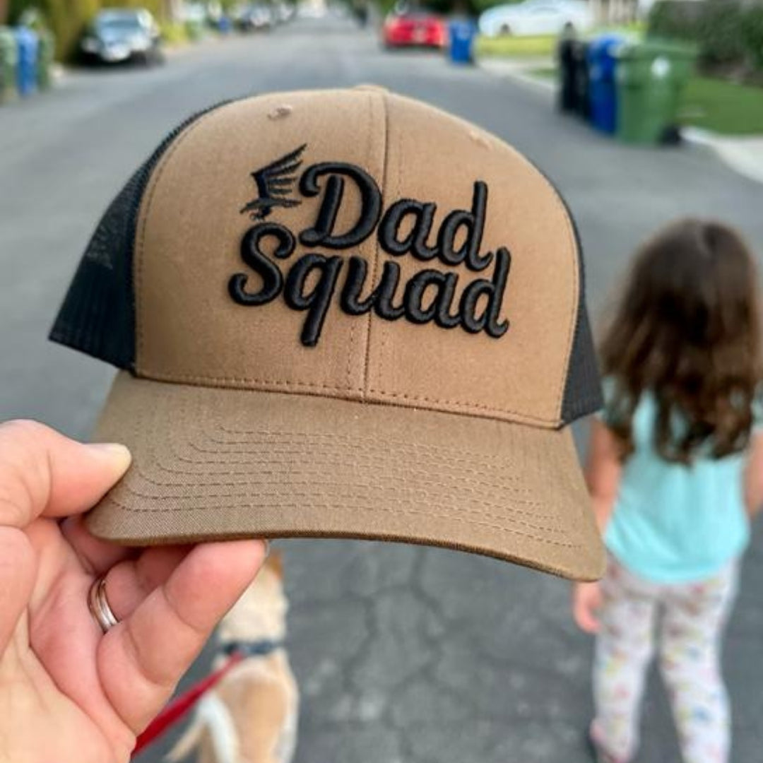 Dad Squad Mid Rise Trucker Cap - Nightingale