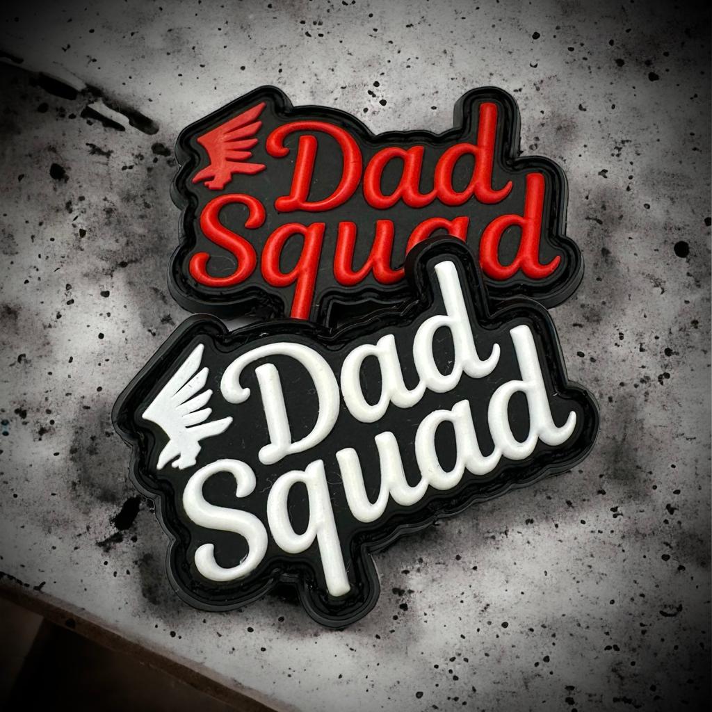 Dad Squad PVC Patch Set