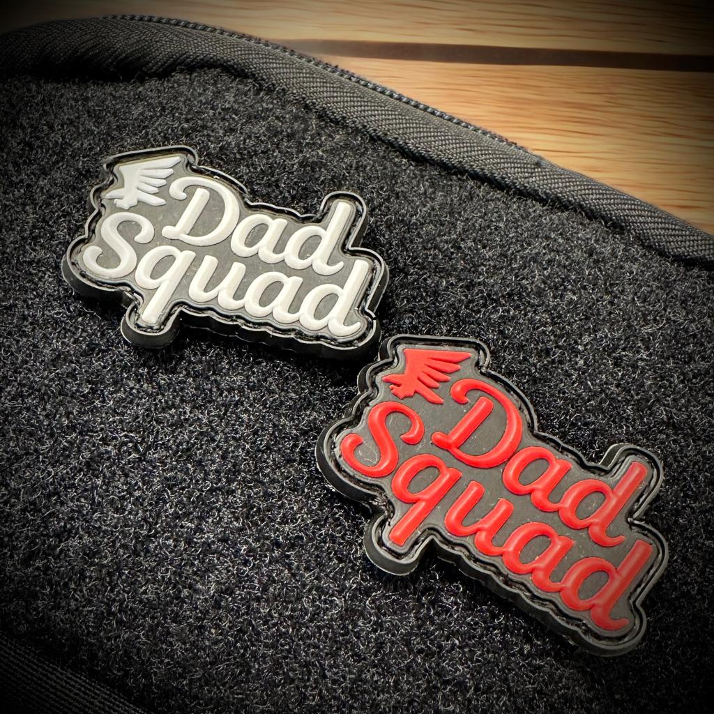 Dad Squad PVC Patch Set