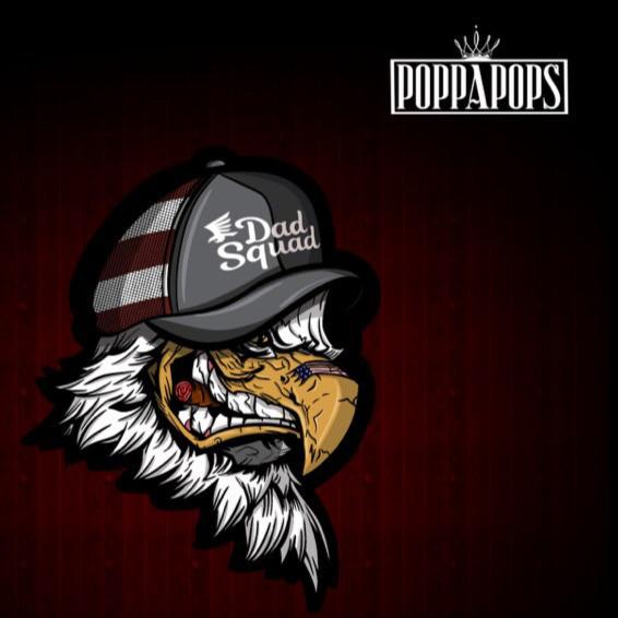 Dad Squad PVC Patch Set - Fierce Eagle + DS Flag