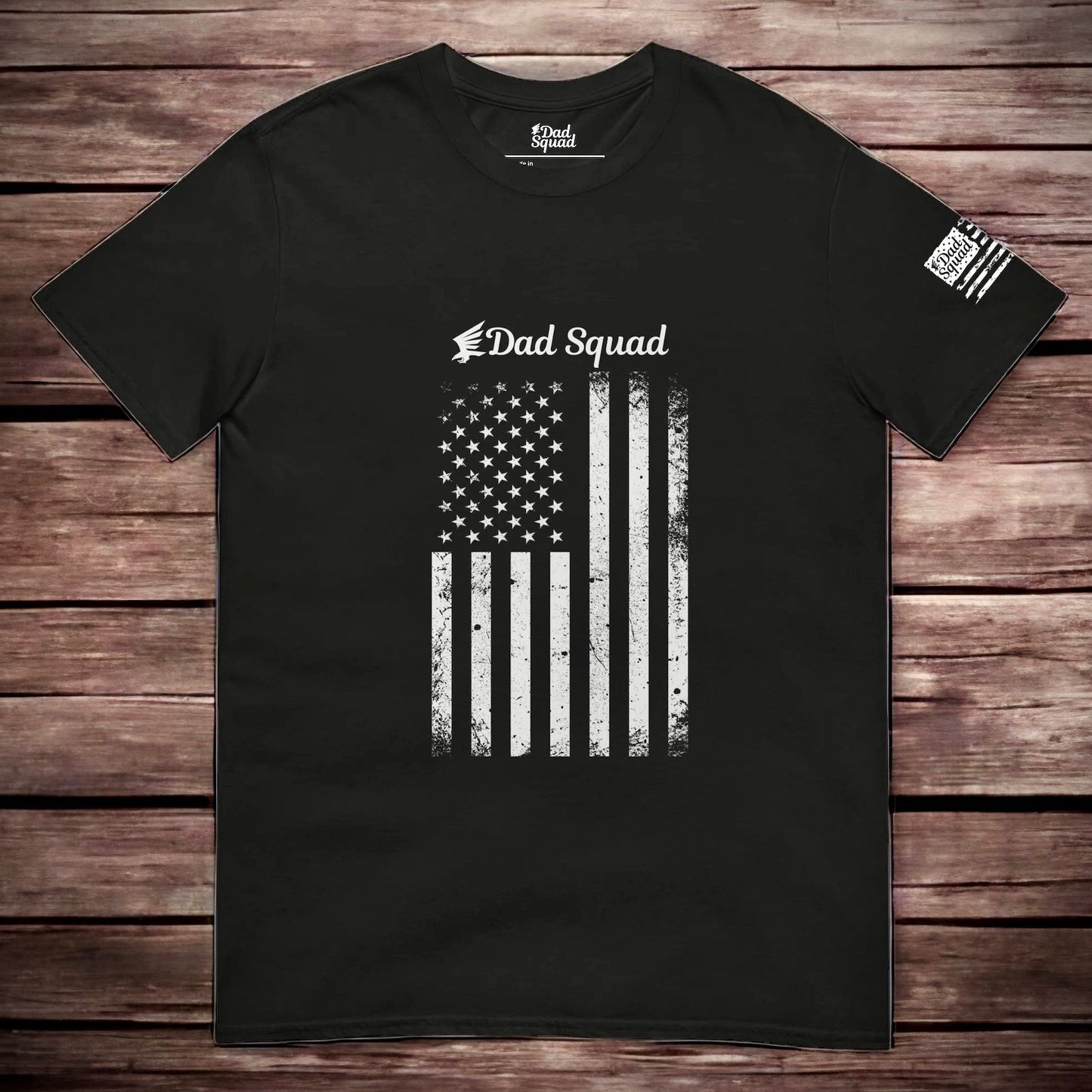 Dad Squad Short-Sleeve T-Shirt - Flag