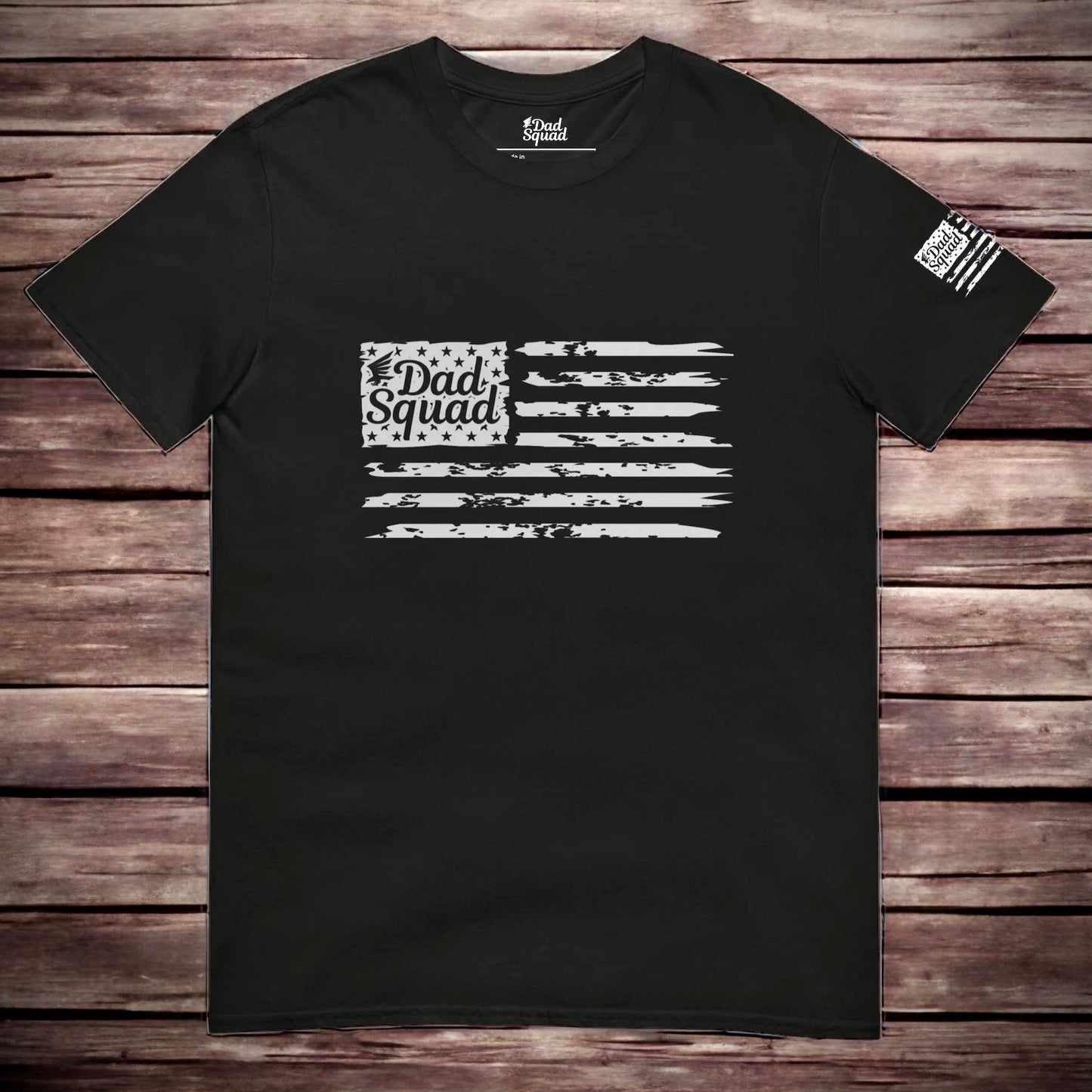 Dad Squad Short-Sleeve T-Shirt - Dad Flag