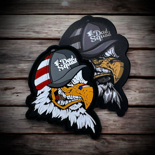 Dad Squad PVC Patch - Fierce Eagle
