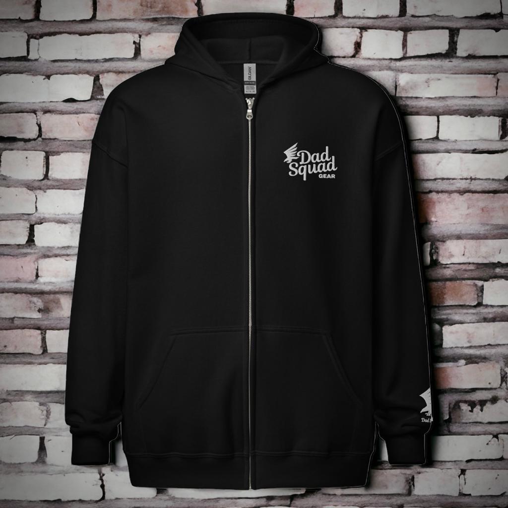 Dad Squad Gear Premium Zip Hoodie