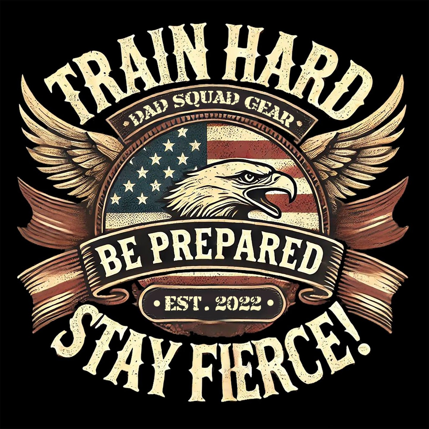 Dad Squad Short Sleeve T-Shirt - Train Hard