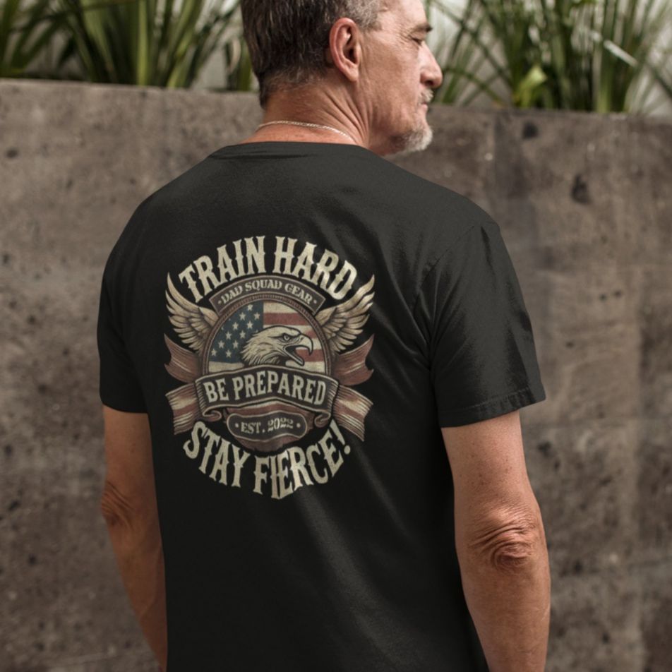 Dad Squad Short Sleeve T-Shirt - Train Hard