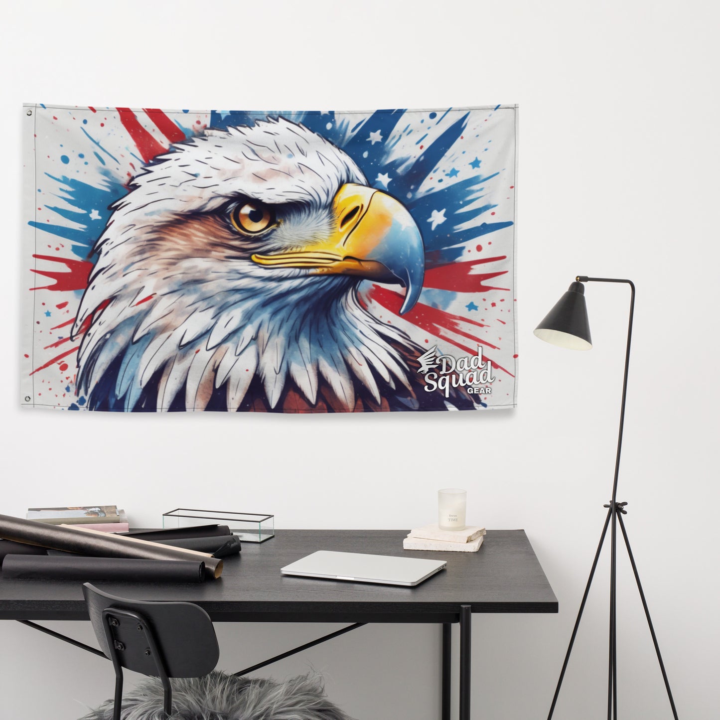 Dad Squad Flag - USA Eagle