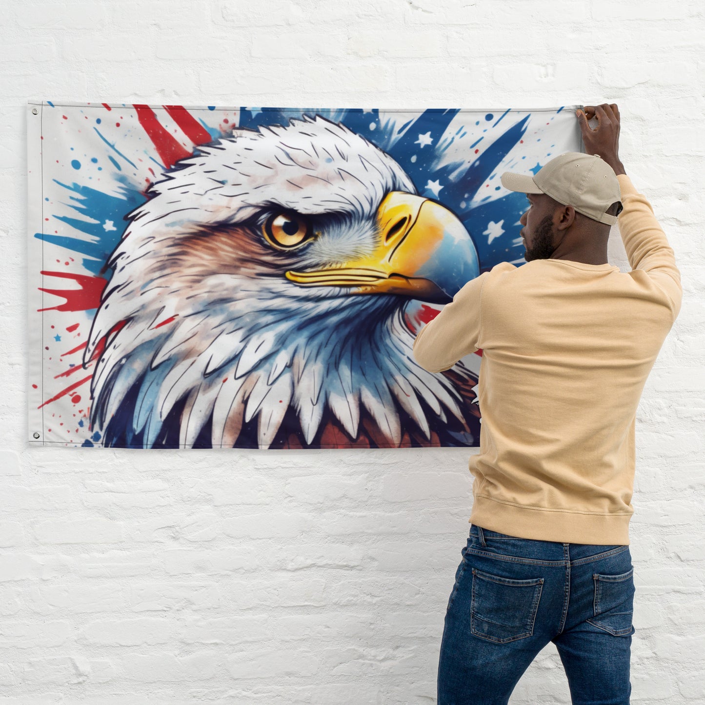 Dad Squad Flag - USA Eagle