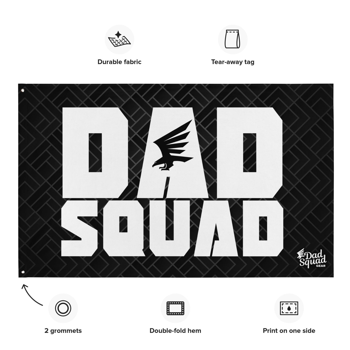 Dad Squad Flag - Logo 3.0