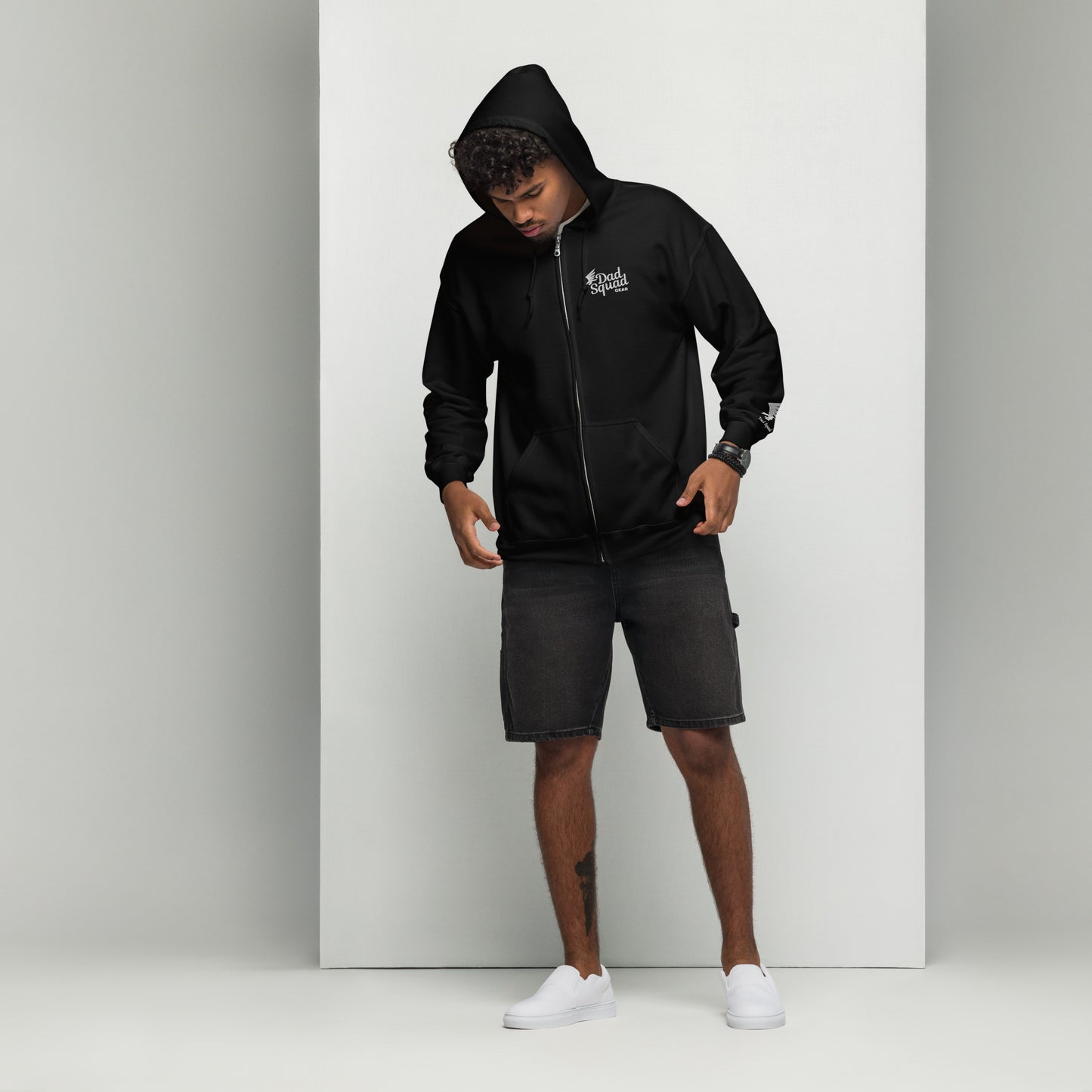 Dad Squad Gear Premium Zip Hoodie