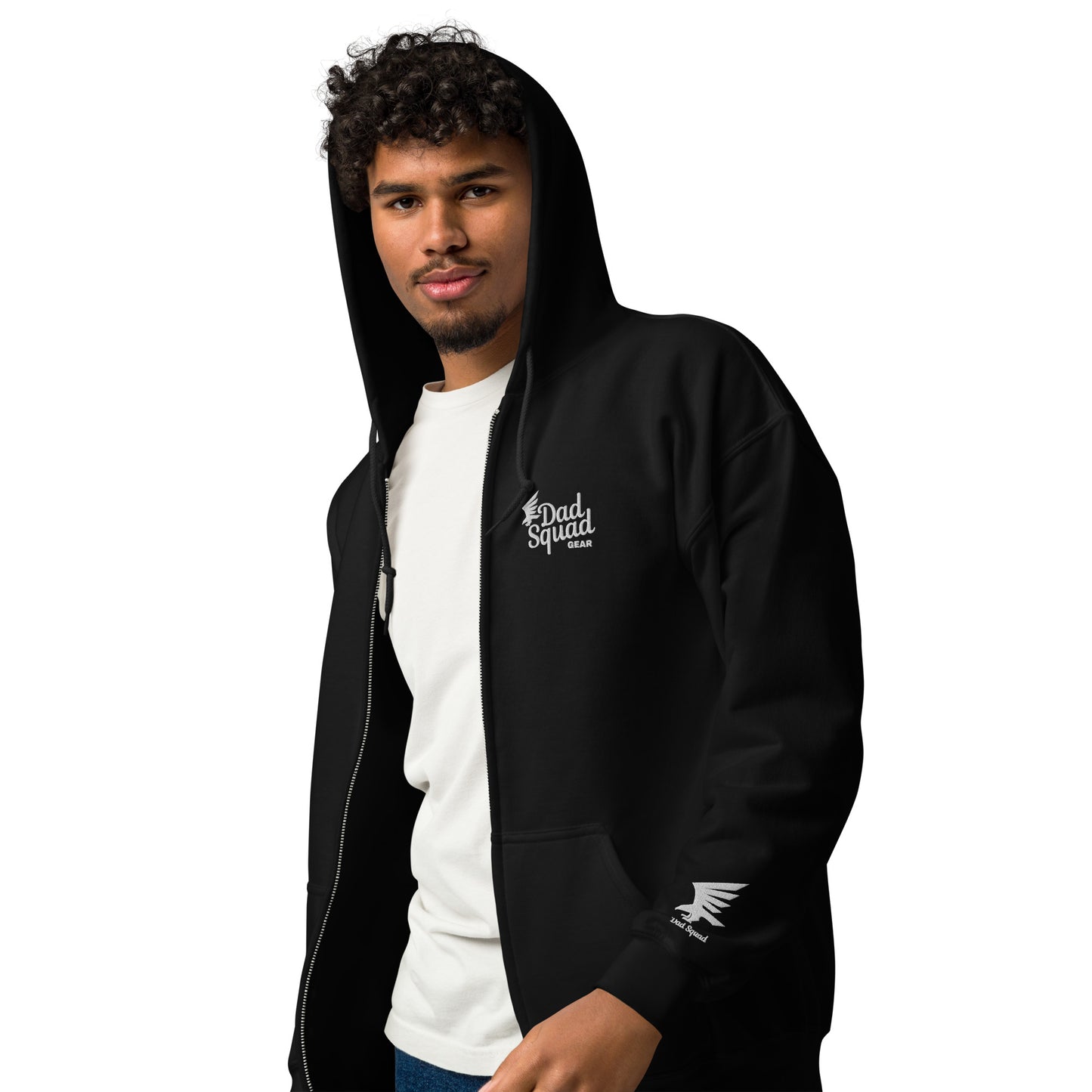 Dad Squad Gear Premium Zip Hoodie