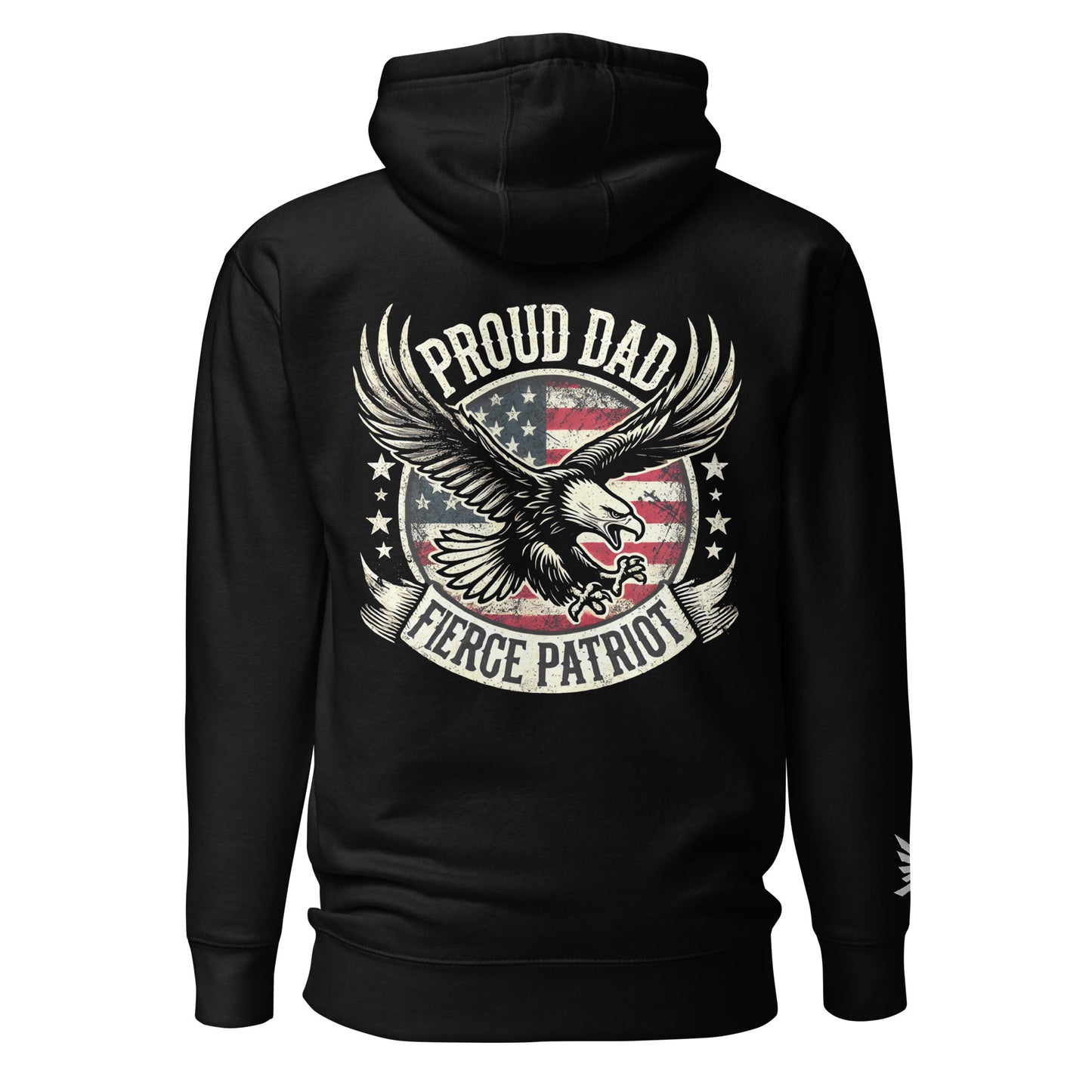 Dad Squad Premium Hoodie - Proud Dad, Fierce Patriot