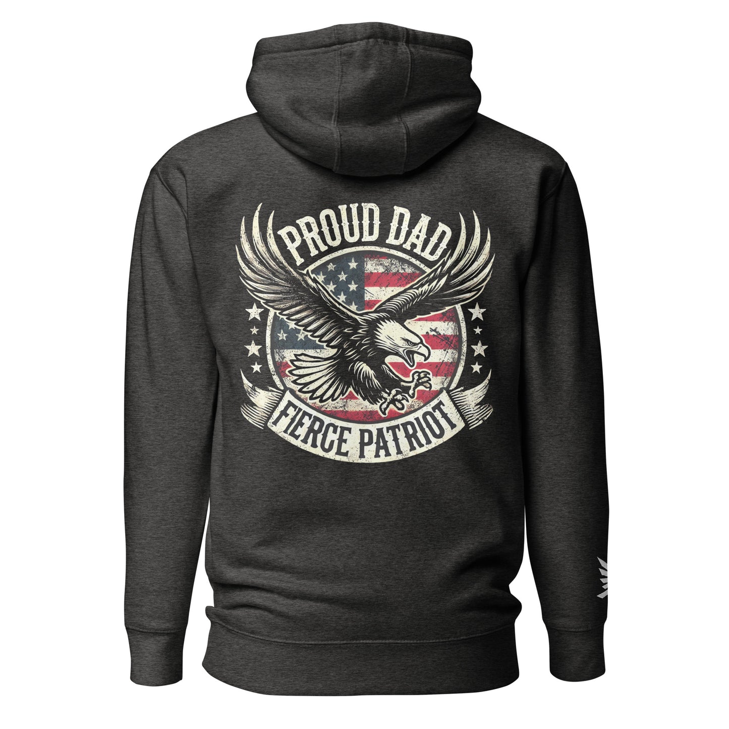 Dad Squad Premium Hoodie - Proud Dad, Fierce Patriot
