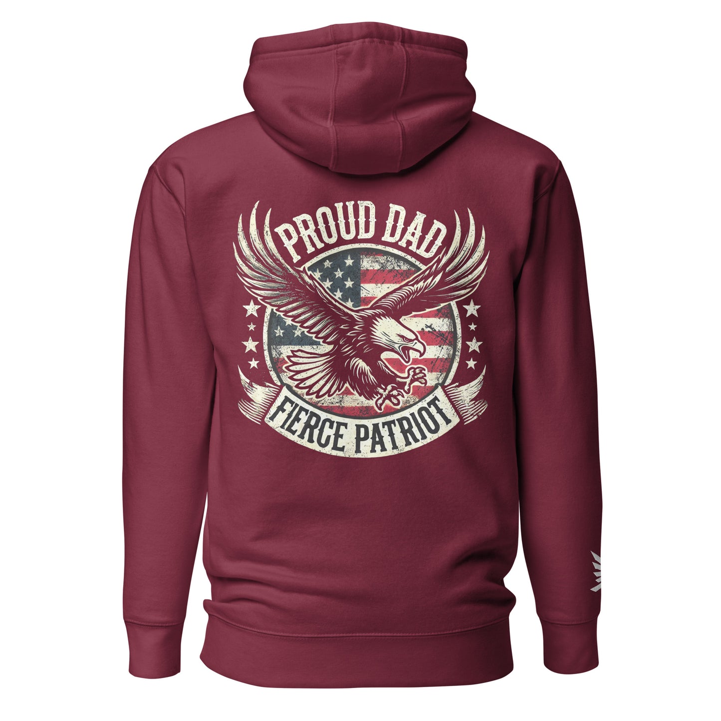 Dad Squad Premium Hoodie - Proud Dad, Fierce Patriot