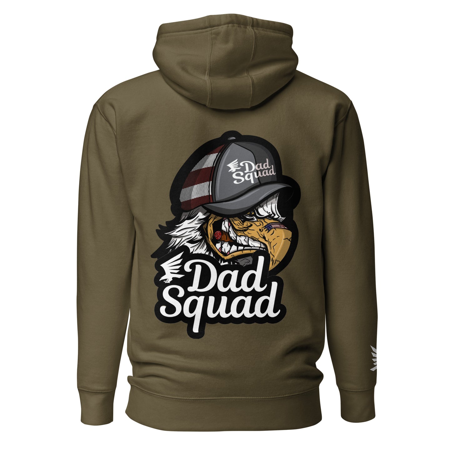 Dad Squad Premium Hoodie - Fierce Eagle