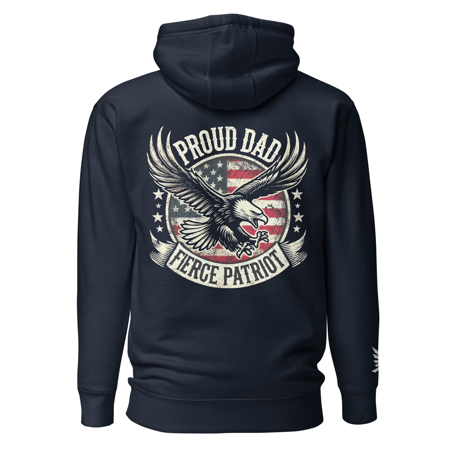 Dad Squad Premium Hoodie - Proud Dad, Fierce Patriot