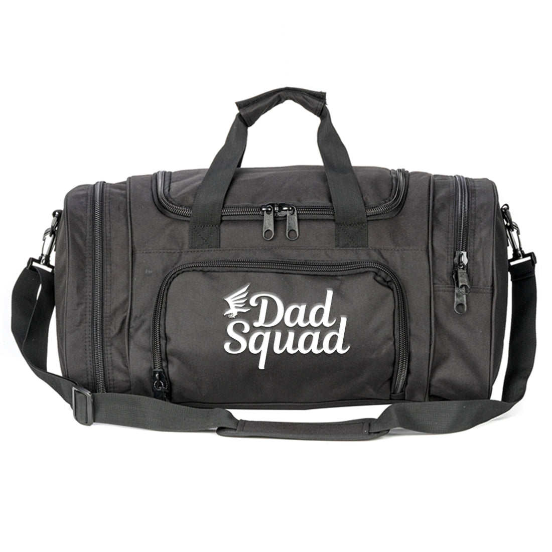 Dad Squad Heavy-Duty Tactical Duffel Bag - Black