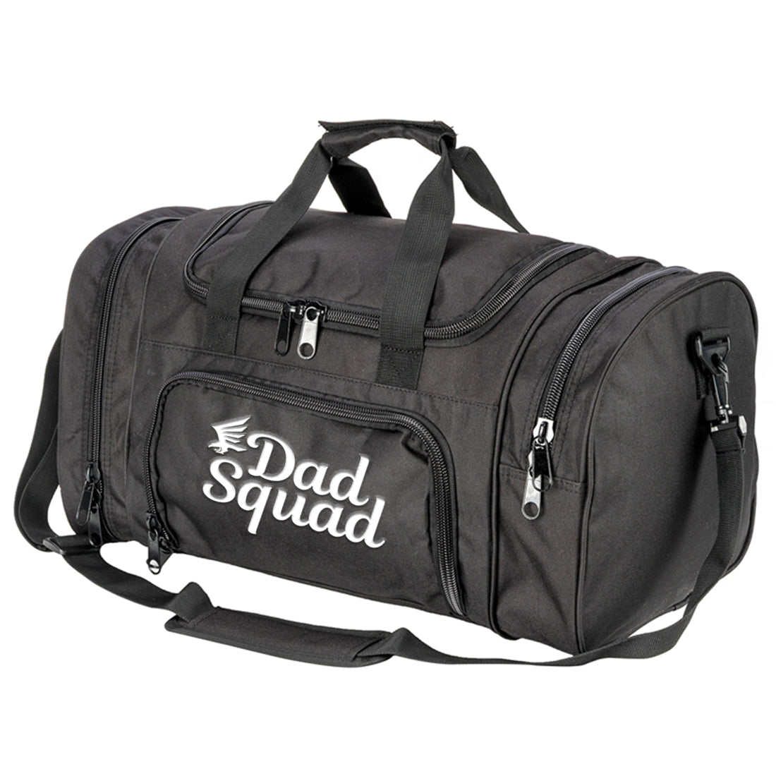 Dad Squad Heavy-Duty Tactical Duffel Bag - Black
