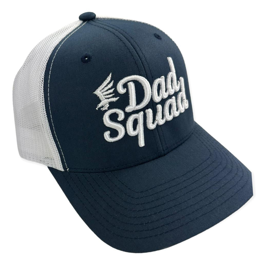 Dad Squad Trucker Hat - Navy/White