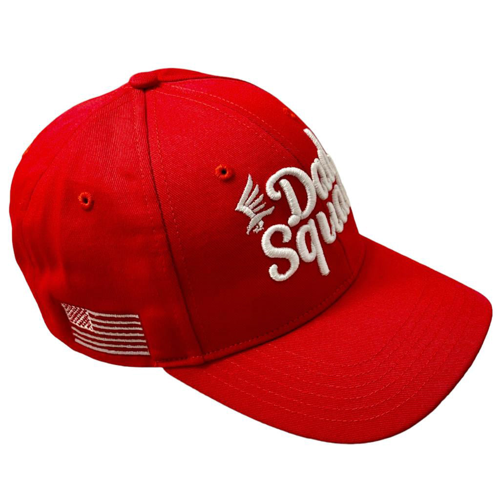 Dad Squad Classic Casual Structured Hat - Red