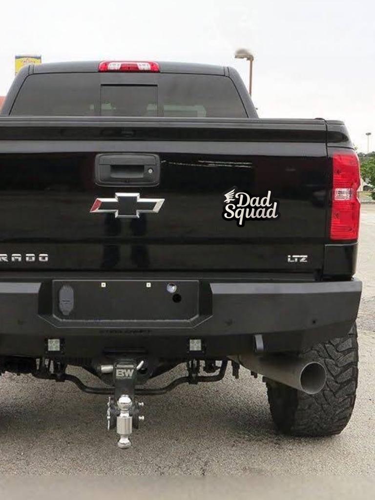 Dad Squad Car Magnet