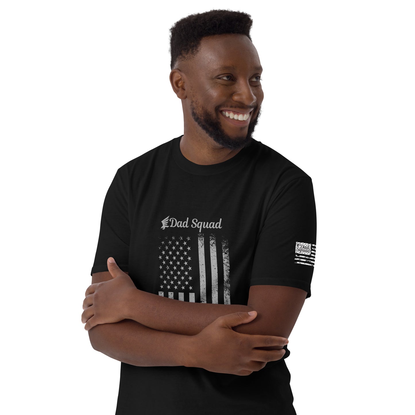 Dad Squad Short-Sleeve T-Shirt - Flag