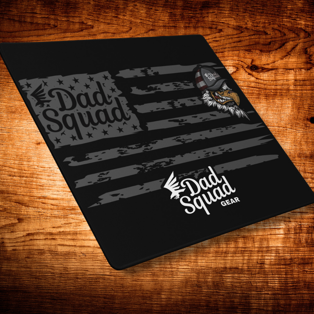 Dad Squad Premium 18"x16" Pistol Cleaning Mat - DSG Flag