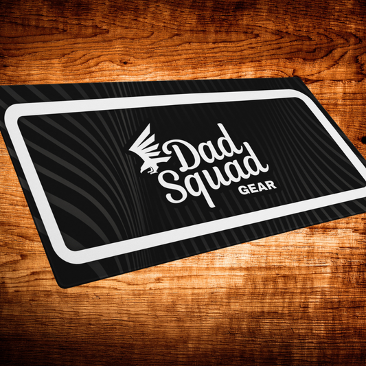 Dad Squad Premium 36"x18" Rifle Cleaning Mat - DSG Logo