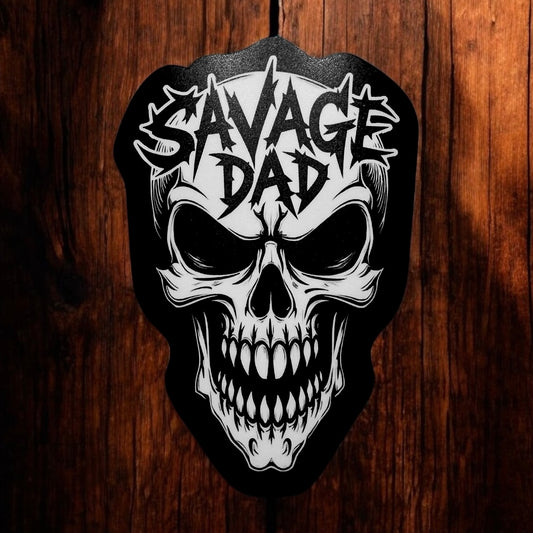 Dad Squad Sticker - Savage Dad 2.0