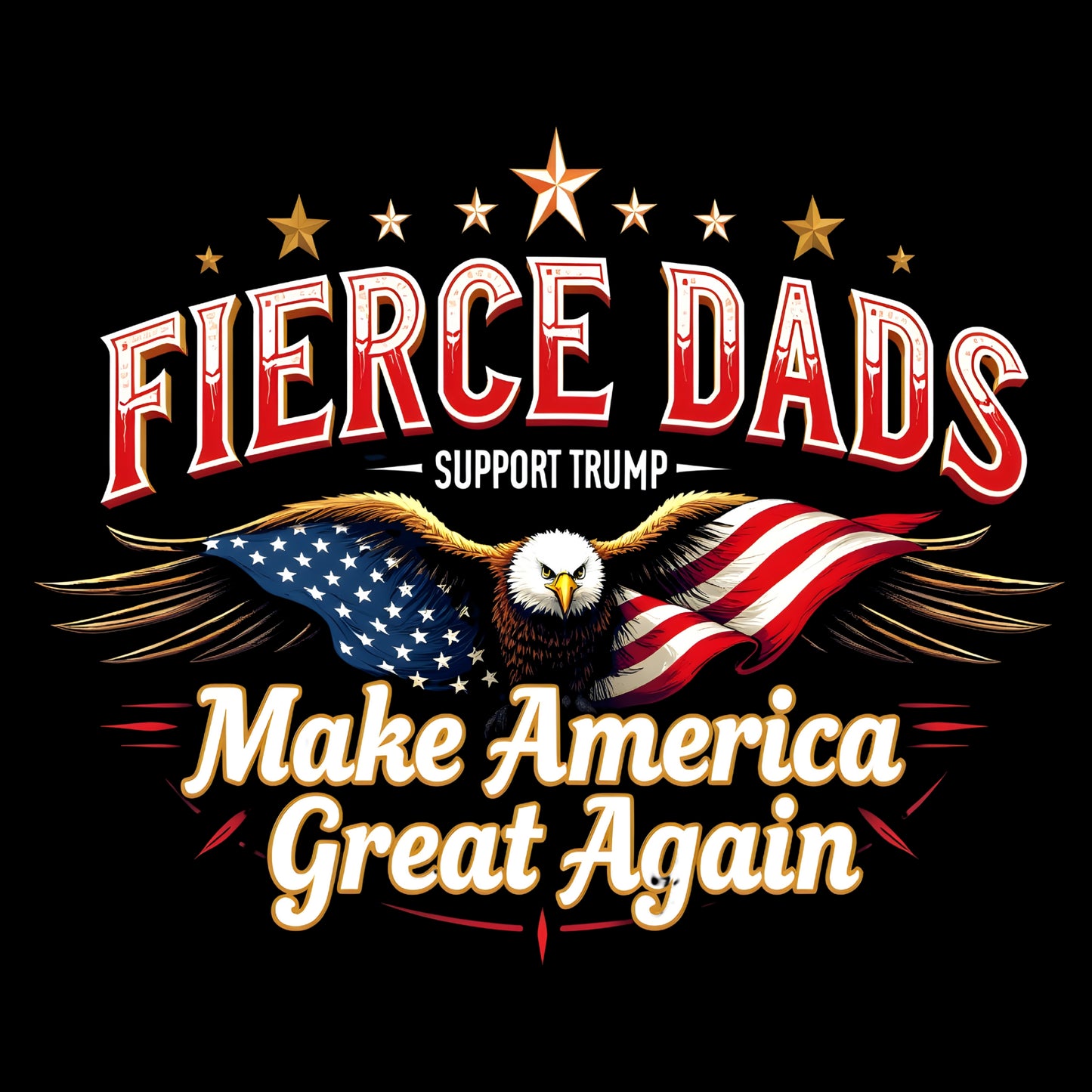 Dad Squad Short Sleeve T-Shirt - Fierce Dads MAGA