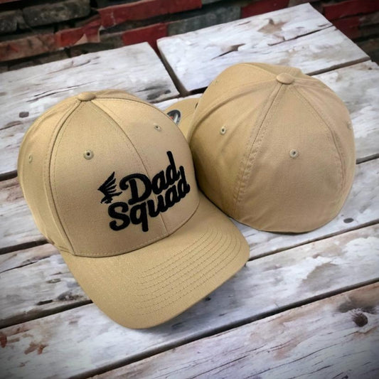 Dad Squad Flexfit® Hat - Khaki