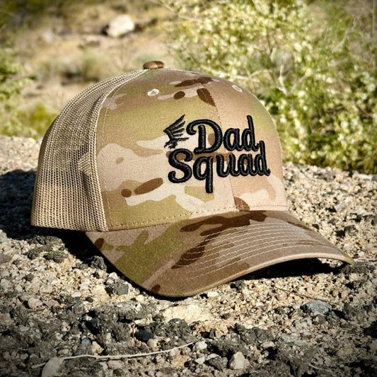 Dad Squad Mid Rise Trucker Cap - MultiCam Arid™