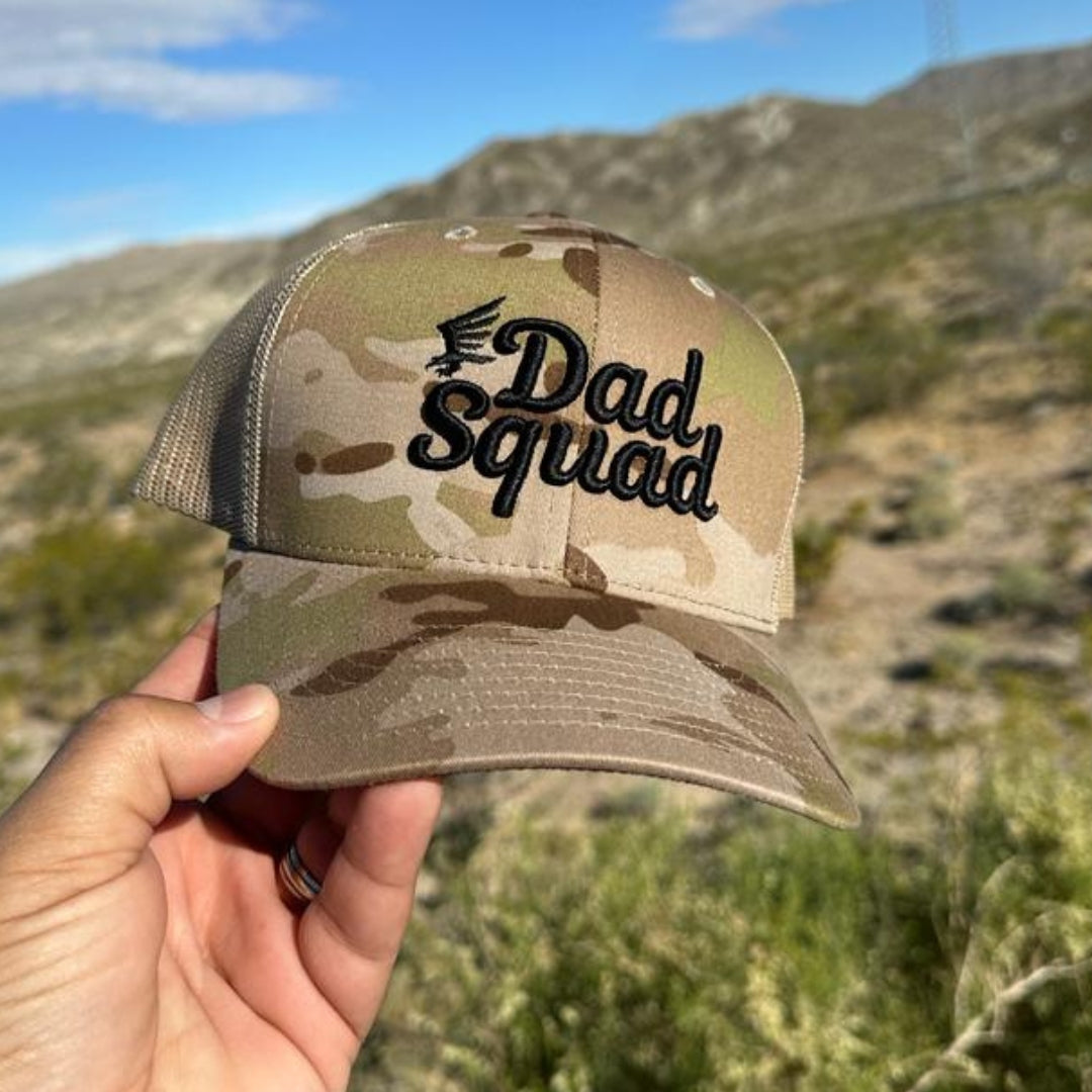 Dad Squad Trucker Hat - MultiCam Arid™