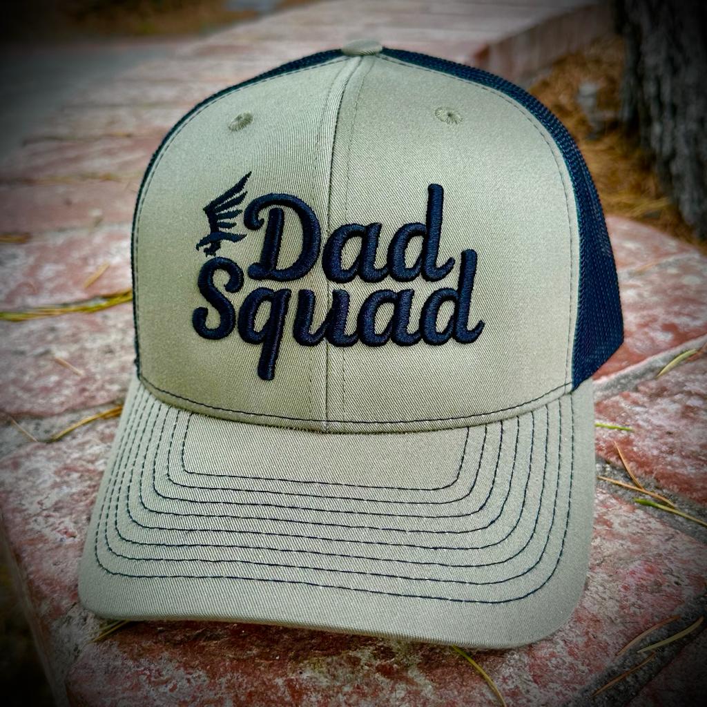 Dad Squad Mid Rise Trucker Cap - Loden/Black