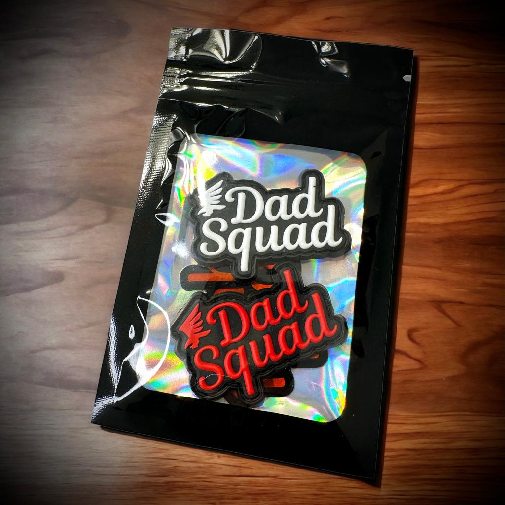 Dad Squad PVC Patch Set