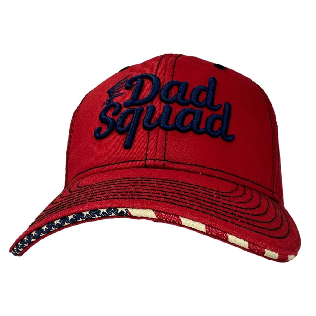 Dad Squad Limited Edition USA Hat - Cardinal