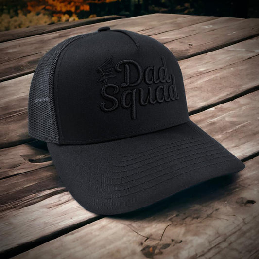 Dad Squad Trucker Hat - Blackout