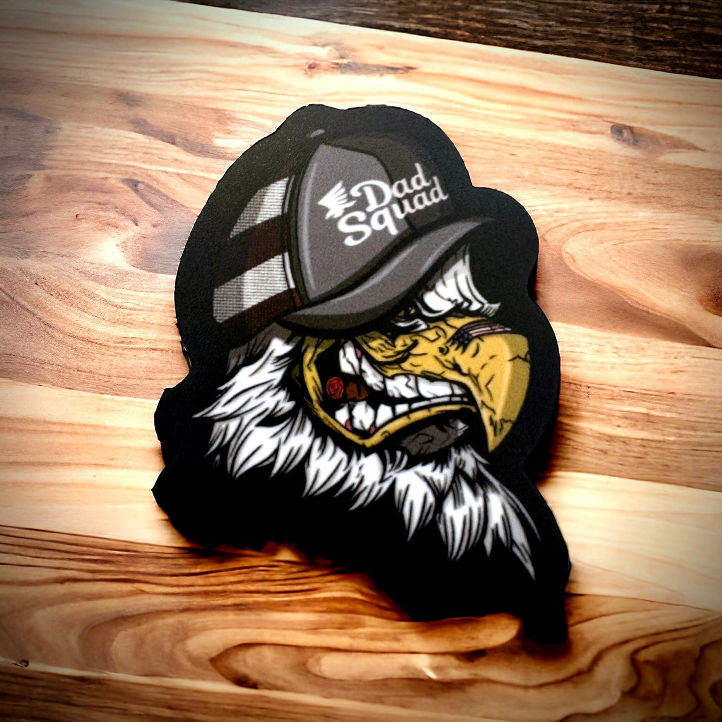 Dad Squad Sticker - Fierce Eagle