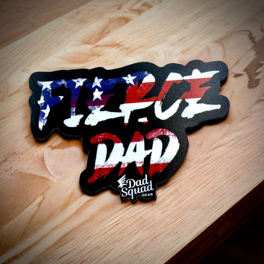 Dad Squad Sticker - Fierce Dad