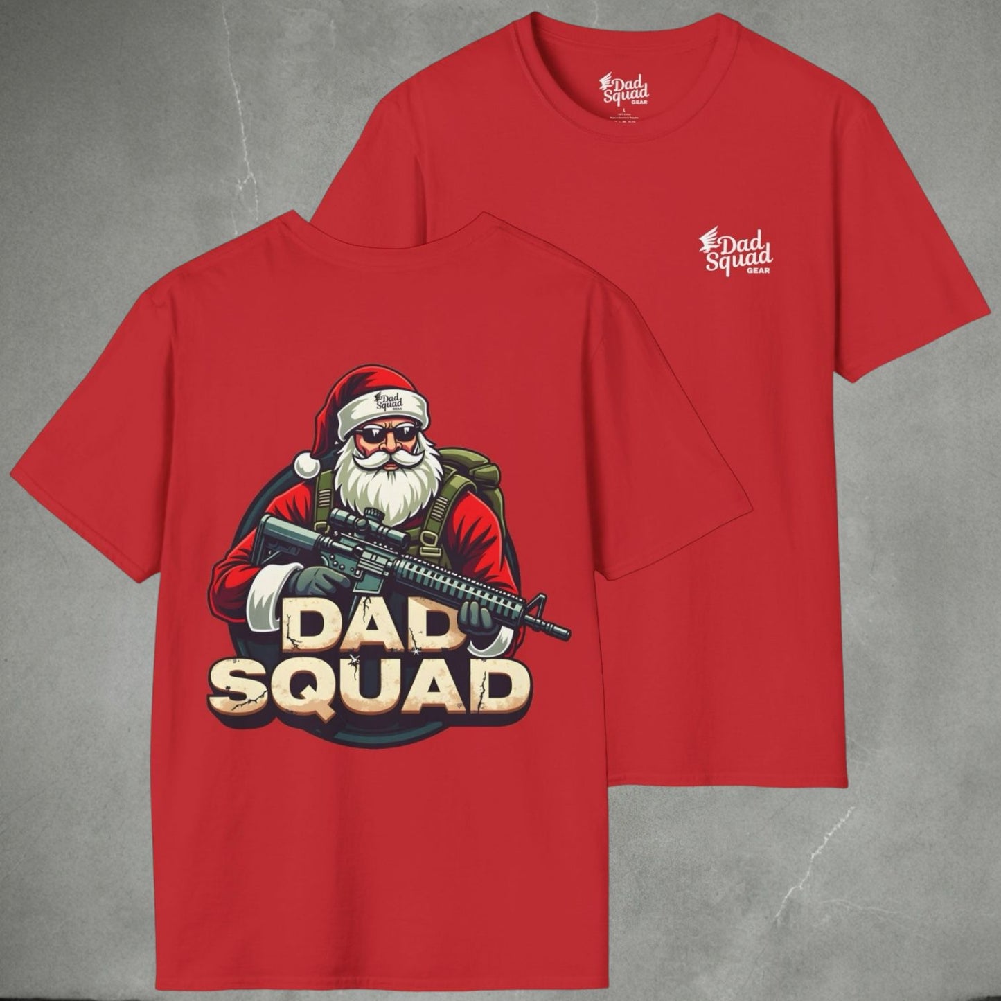 Dad Squad Short Sleeve T-Shirt - Tactical Santa