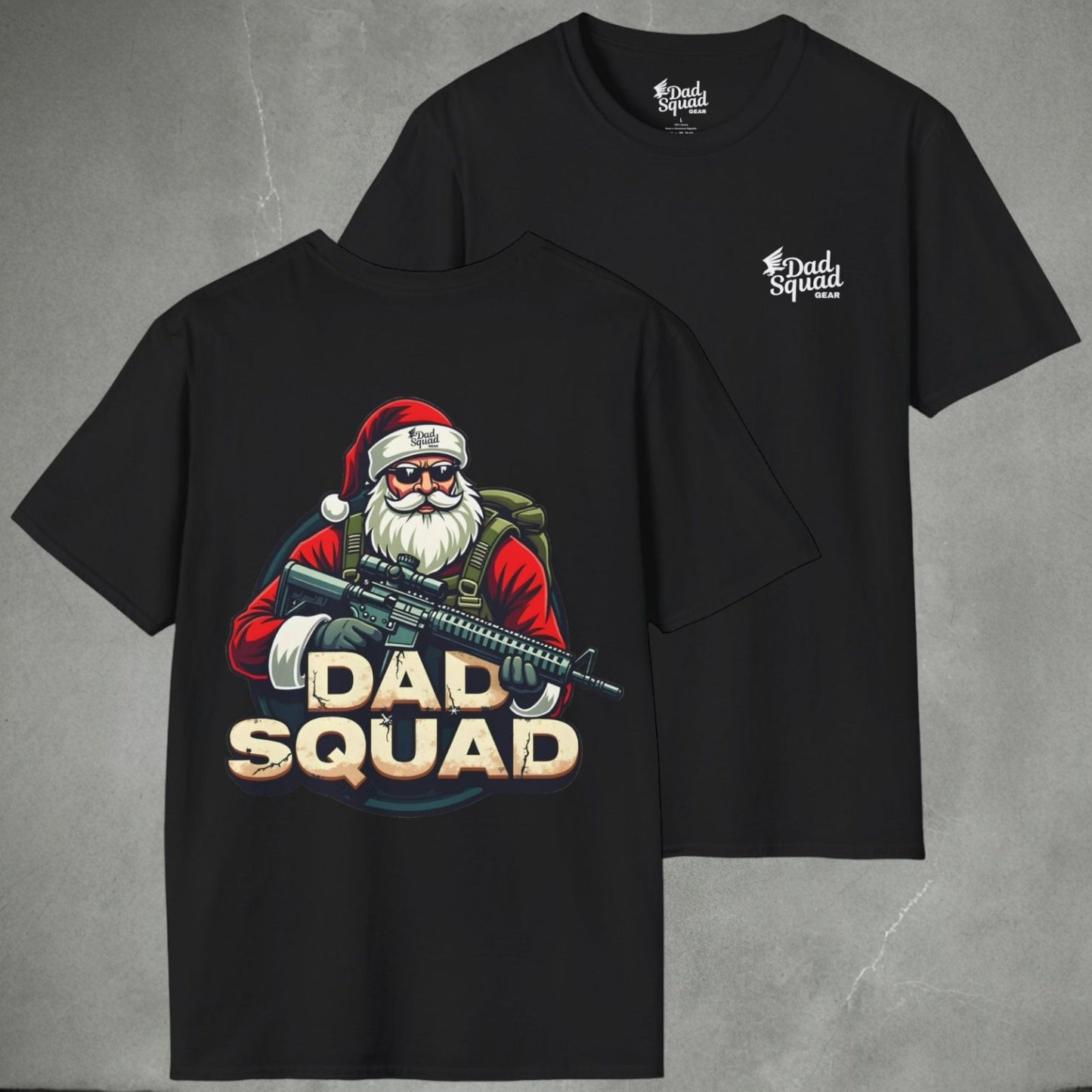 Dad Squad Short Sleeve T-Shirt - Tactical Santa