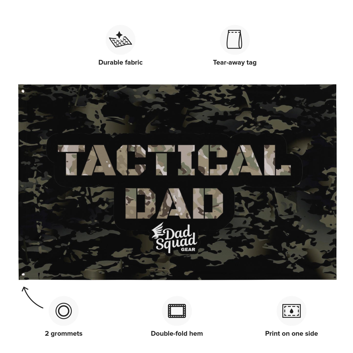 Dad Squad Flag - Tactical Dad