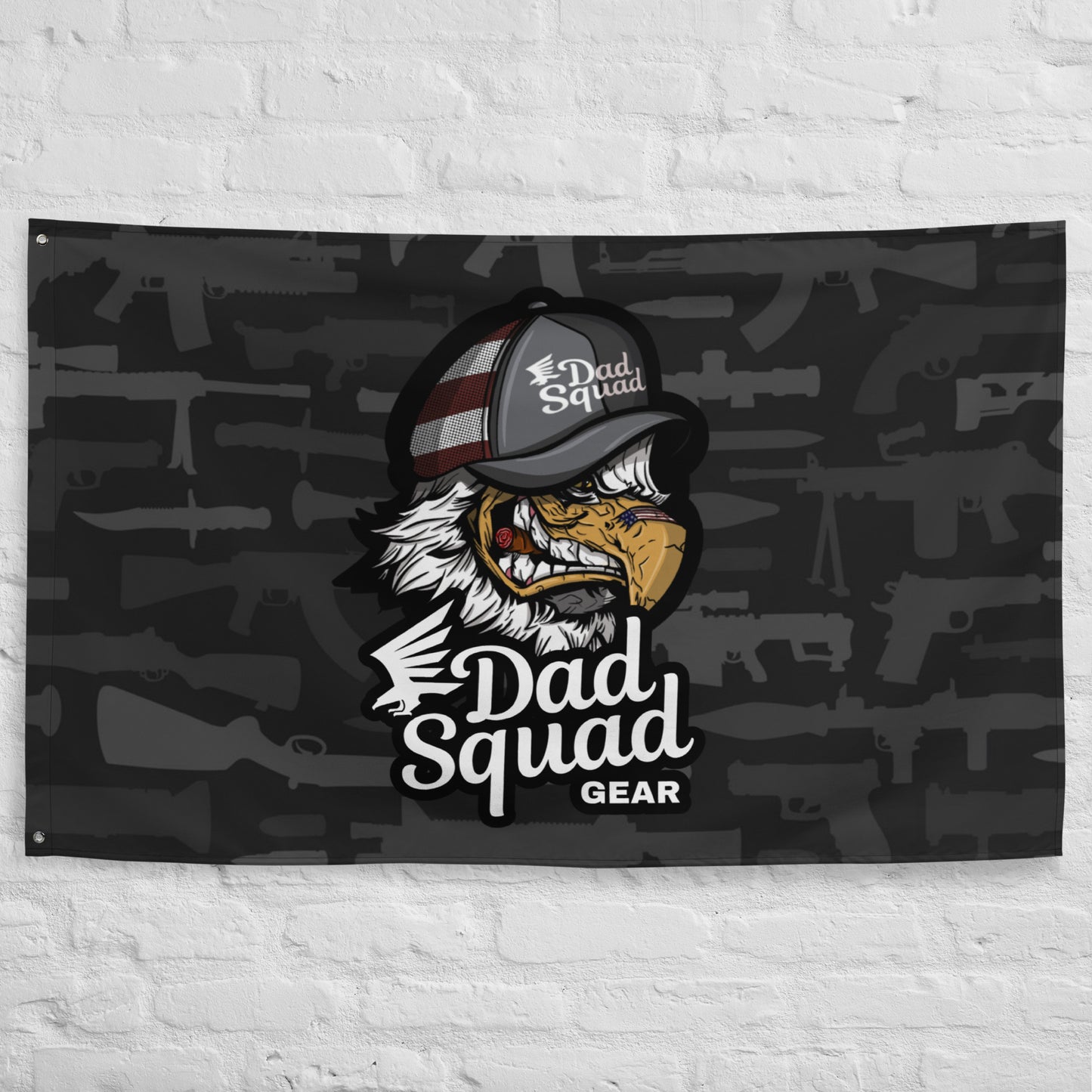 Dad Squad Flag - Fierce Eagle