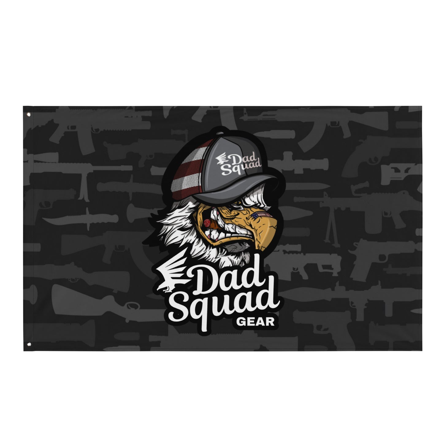 Dad Squad Flag - Fierce Eagle