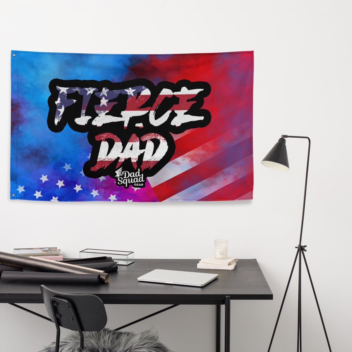 Dad Squad Flag - Fierce Dad