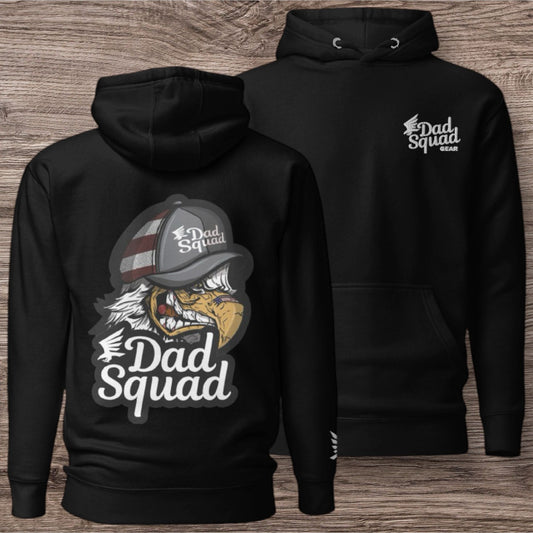 Dad Squad Premium Hoodie - Fierce Eagle